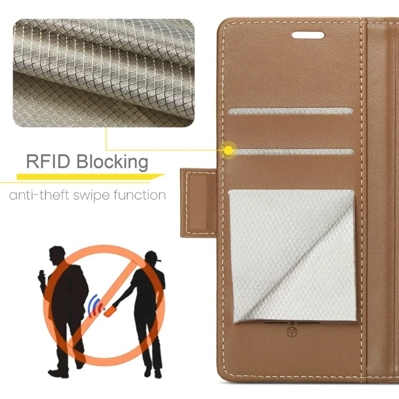 Púzdro na iPhone 16 CASEME Smooth hnedé