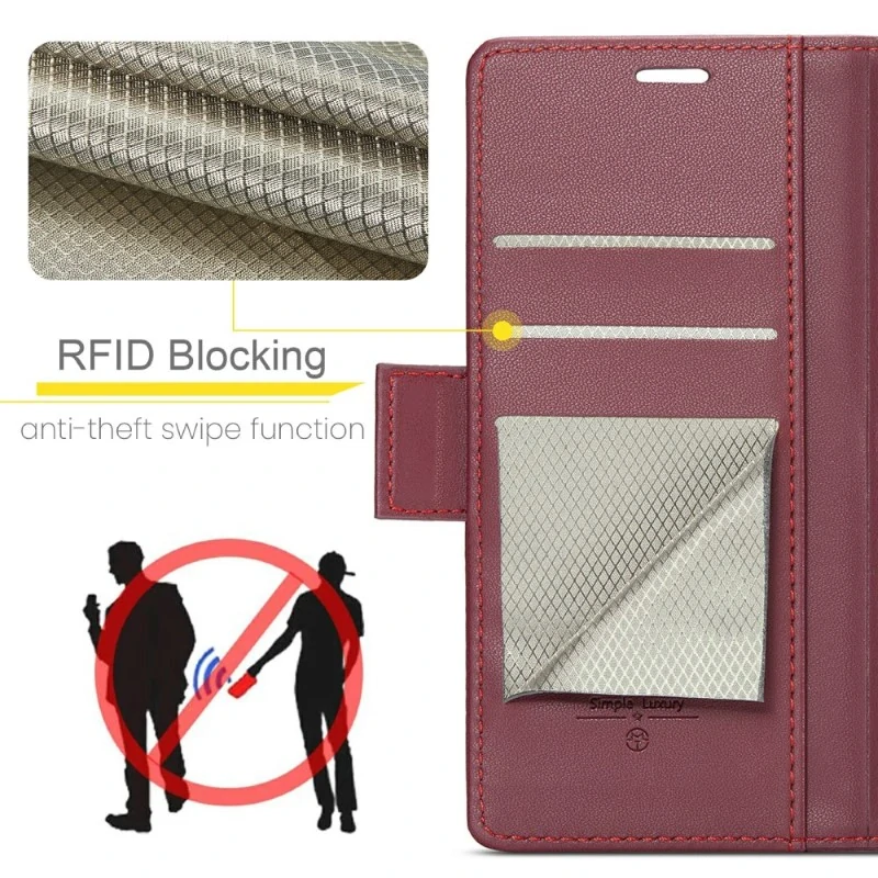 Púzdro na iPhone 16 Pro CASEME Smooth červené