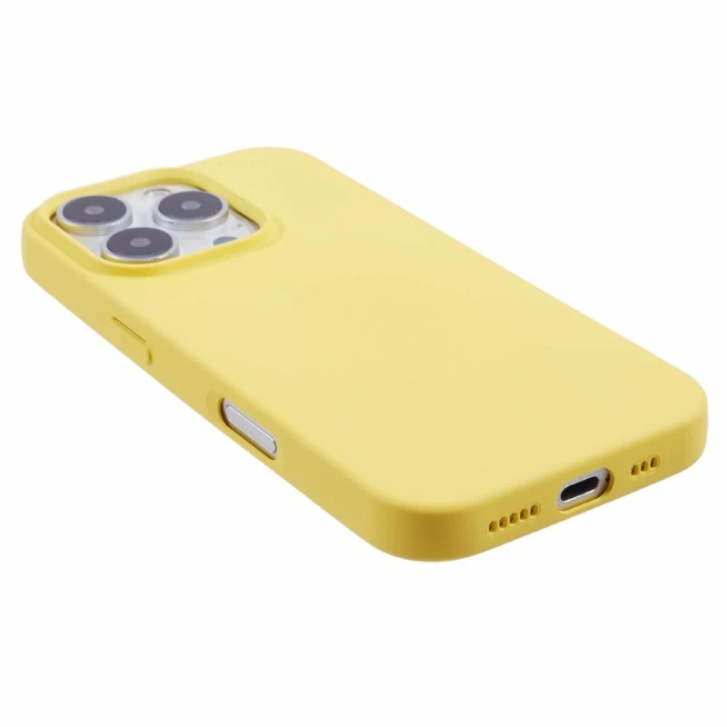 Kryt na iPhone 16 Pro gumový Premium žltý