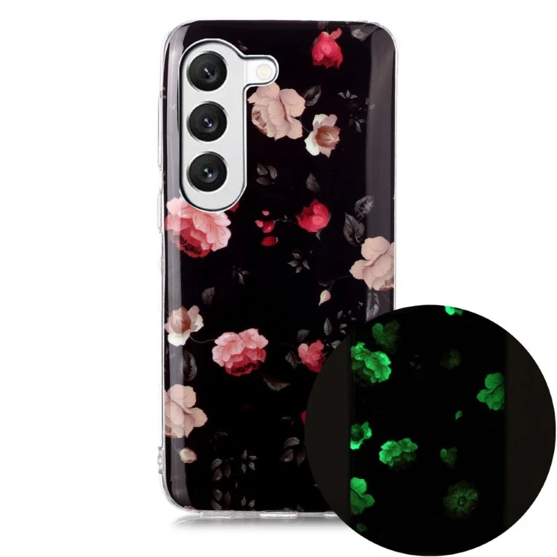 Kryt na Samsung Galaxy S23 svietiaci Kytky čierny