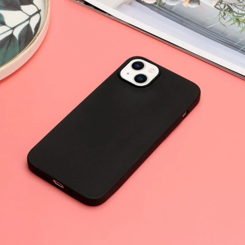 Kryt na iPhone 15 gumový Premium čierny