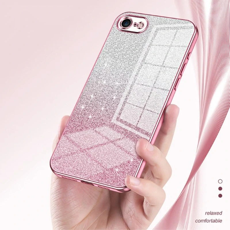 Kryt na iPhone 7 / 8 / SE (2020 / 2022) Glitter ružový