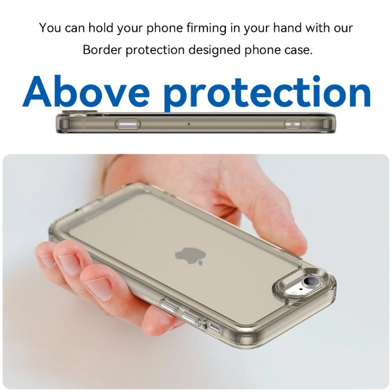 Kryt na iPhone 7 / 8 / SE (2020 / 2022) odolný gumový šedý