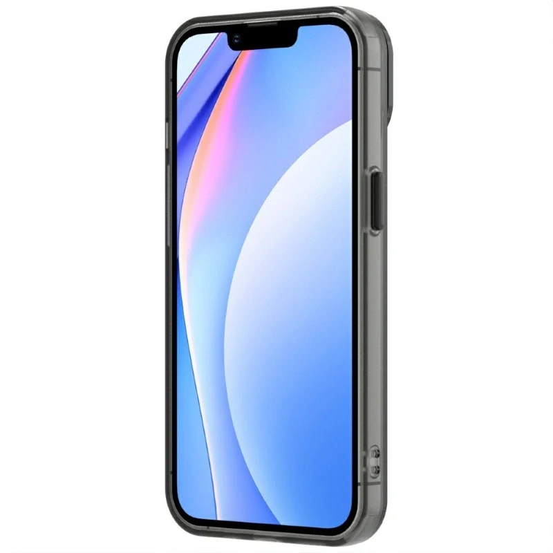 Kryt na iPhone 13 gumový Candy (podpora MagSafe) čierny
