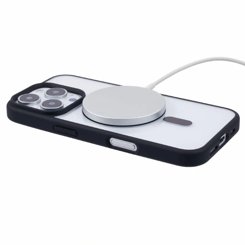 Kryt na iPhone 16 Pro Max matný s podporou MagSafe čierny