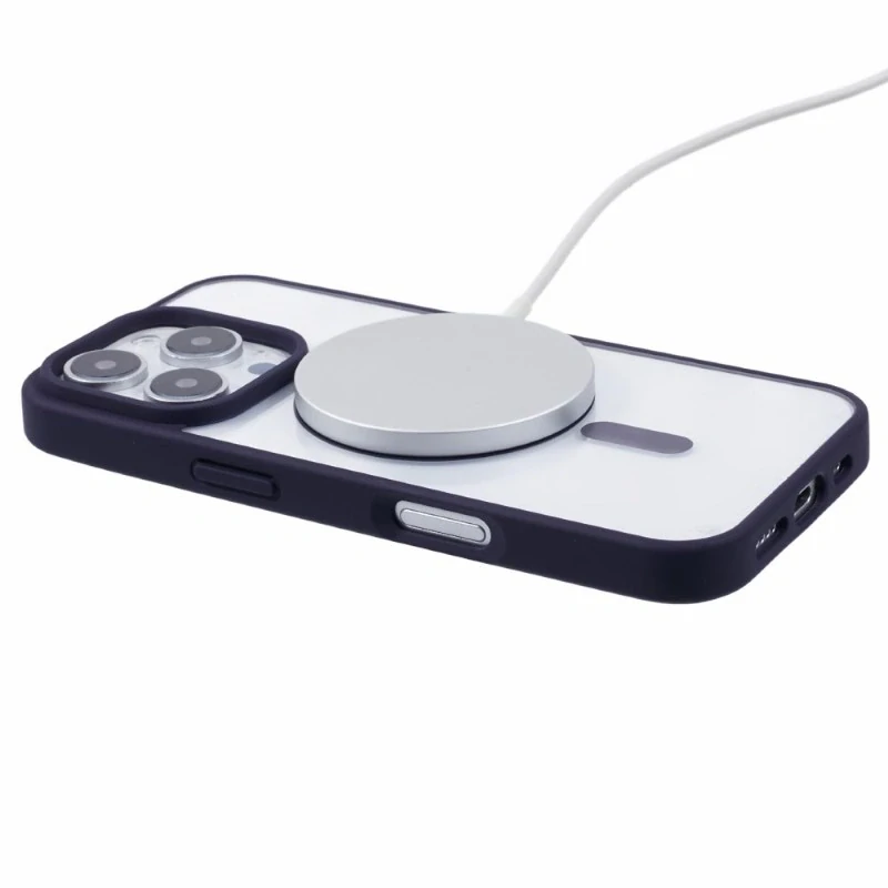 Kryt na iPhone 16 Pro Max matný s podporou MagSafe fialový