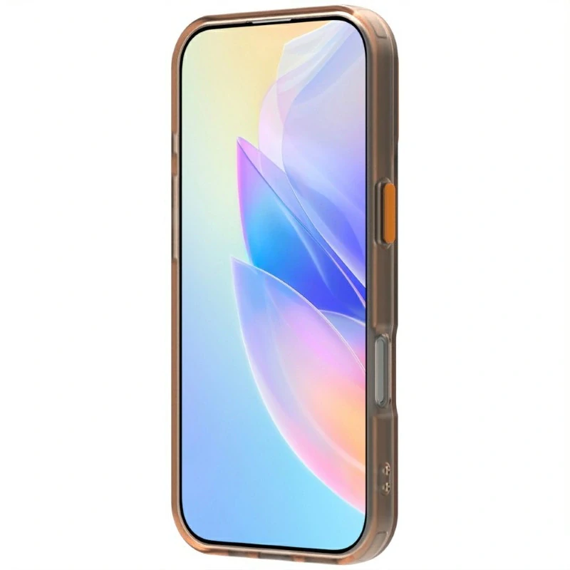 Kryt na iPhone 16 Pro gumový Candy (podpora MagSafe) oranžový