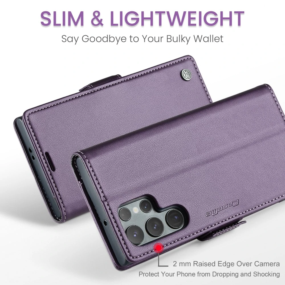 Puzdro na Samsung Galaxy S25 Ultra CASEME smooth červené