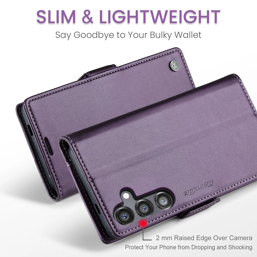 Puzdro na Samsung Galaxy S24 FE CASEME smooth fialové