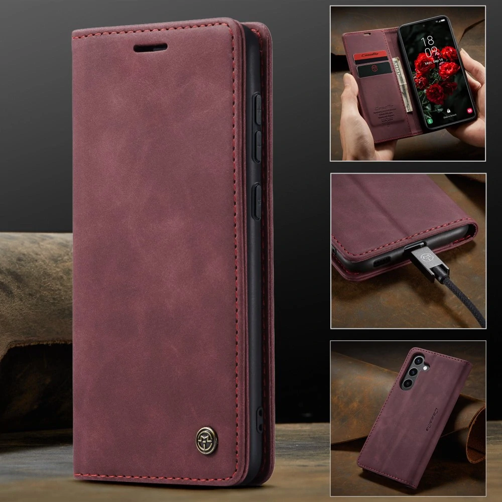 Puzdro na Samsung Galaxy S24 FE CASEME červené