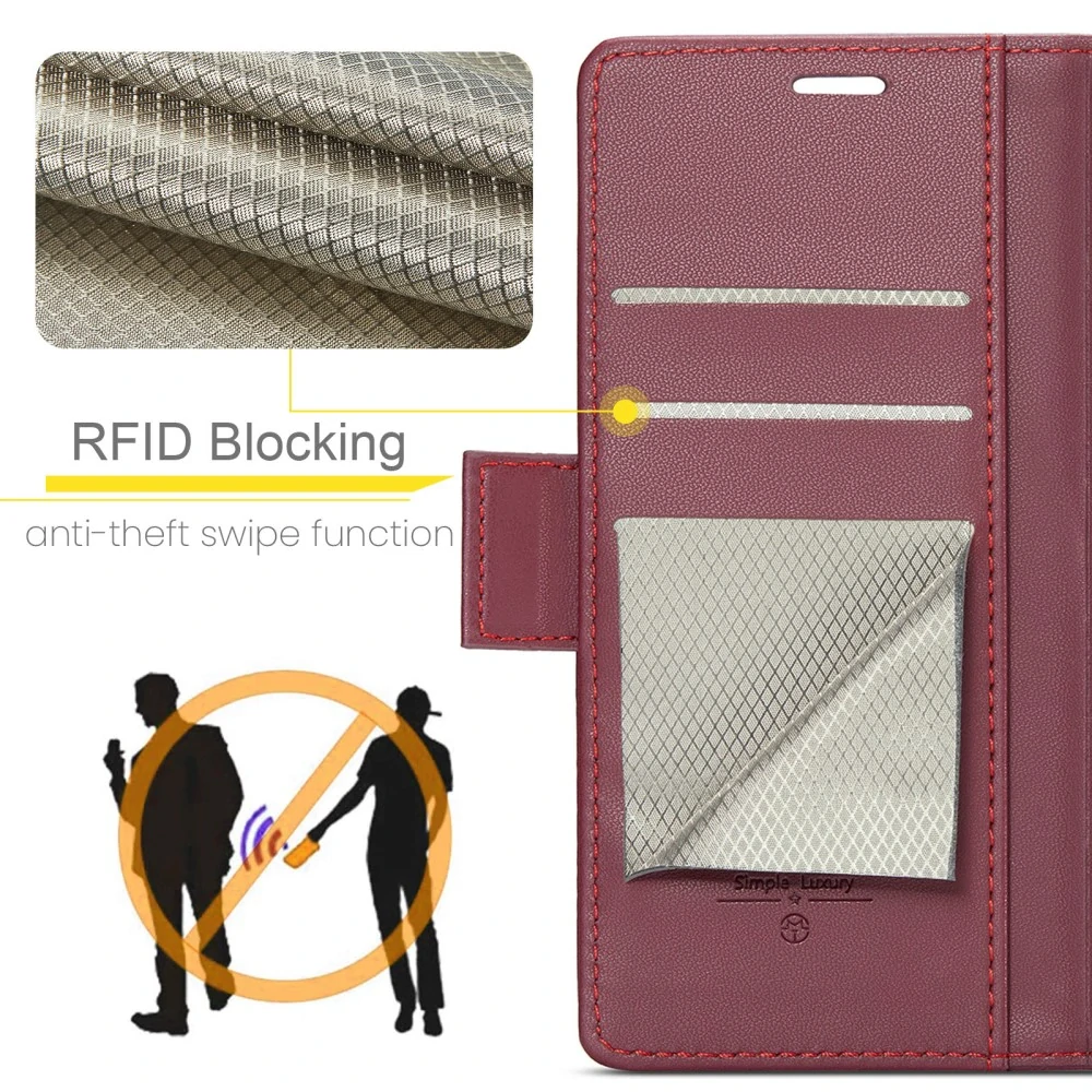 Puzdro na Samsung Galaxy S25+ CASEME smooth červené
