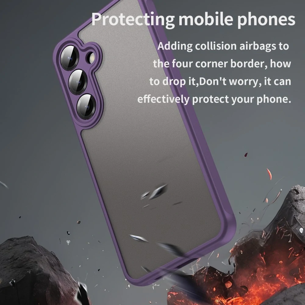 Kryt na Samsung Galaxy S25+ Frosted fialový