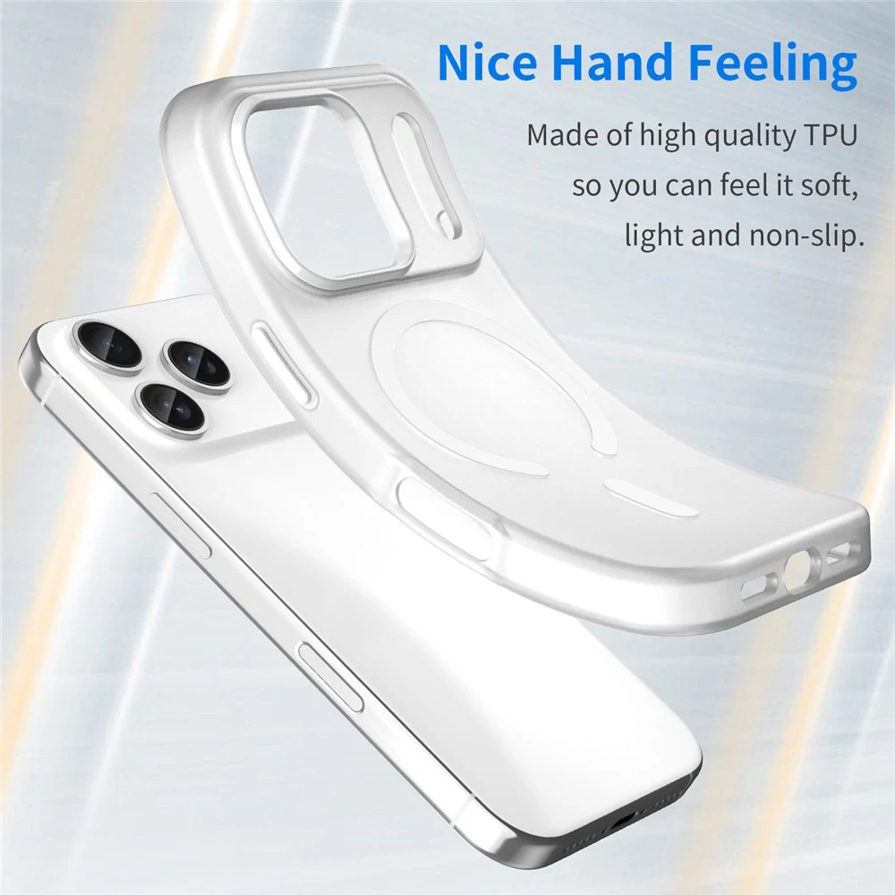 Kryt na iPhone 17 Pro Candy s podporou MagSafe biely