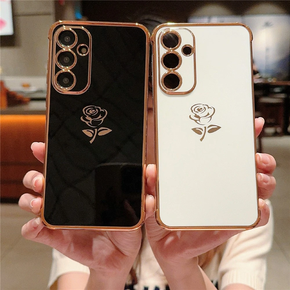 Kryt na Samsung Galaxy S25 Ruže biely