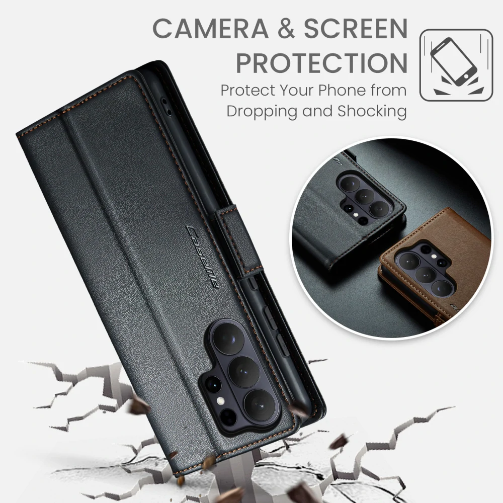 Puzdro na Samsung Galaxy S26 Ultra CASEME smooth čierne