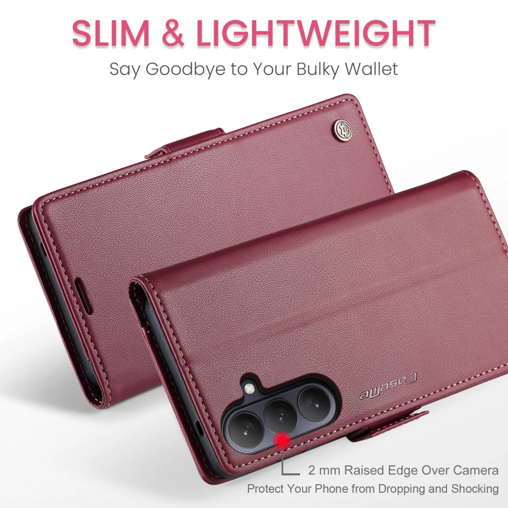 Puzdro na Samsung Galaxy S26 CASEME smooth červené