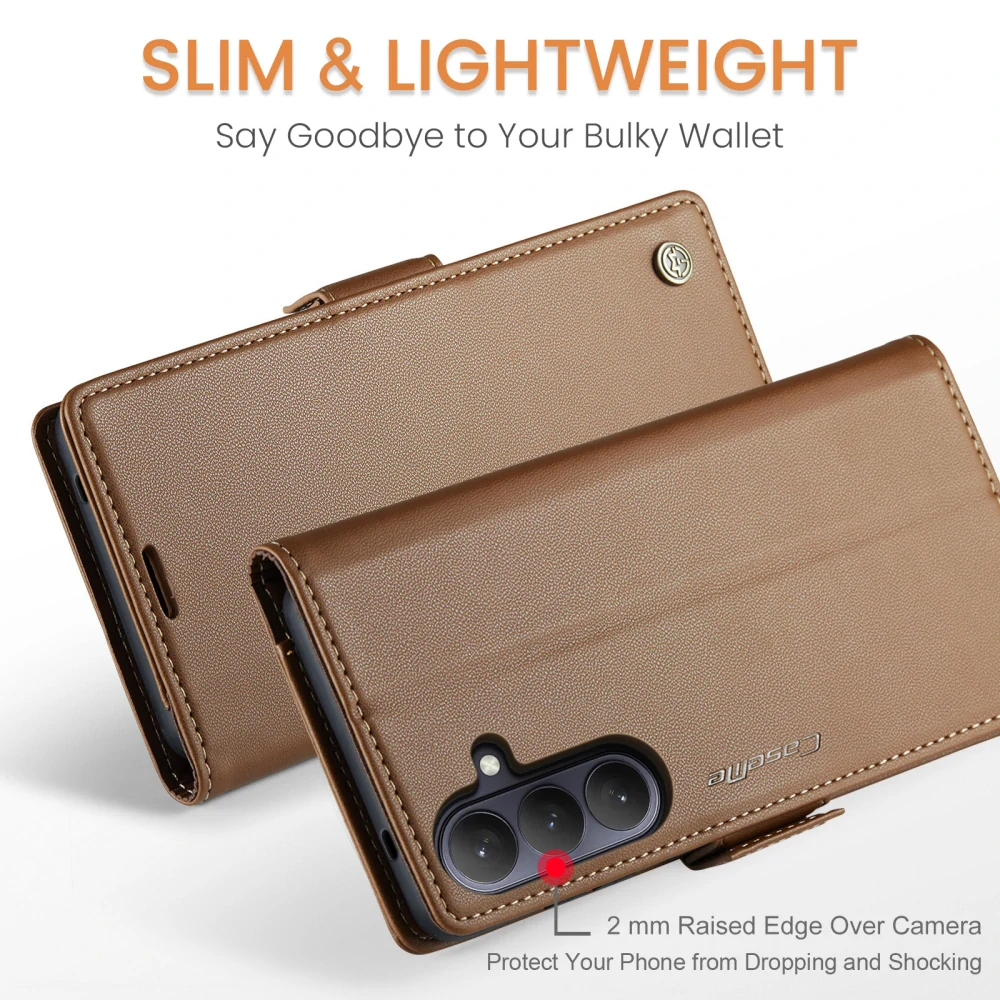 Puzdro na Samsung Galaxy S26 CASEME smooth hnedé