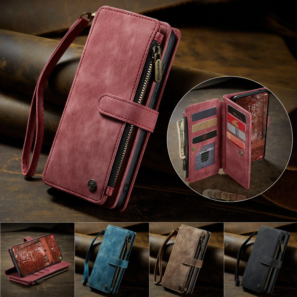 Puzdro na Samsung Galaxy S26 CASEME Deluxe červené