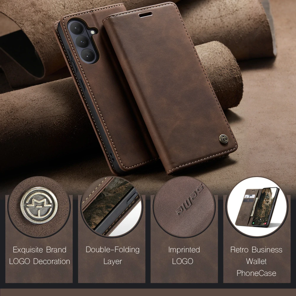 Puzdro na Samsung Galaxy S26 CASEME hnedé