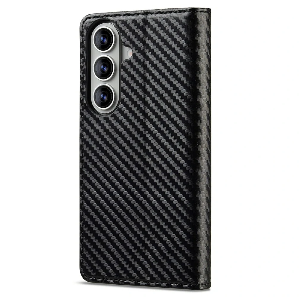 Puzdro na Samsung Galaxy S26 LC.IMEEKE Carbon vertical