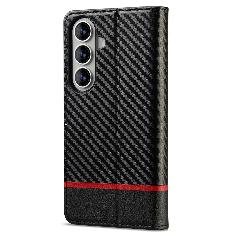 Puzdro na Samsung Galaxy S26 LC.IMEEKE Carbon horizontal