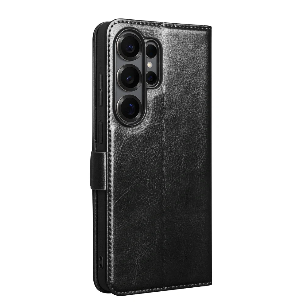 Puzdro kožené QIALINO na Samsung Galaxy S26 Ultra čierne