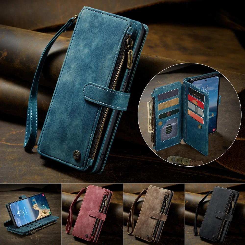 Pouzdro na Samsung Galaxy S26 Ultra CASEME Deluxe modré
