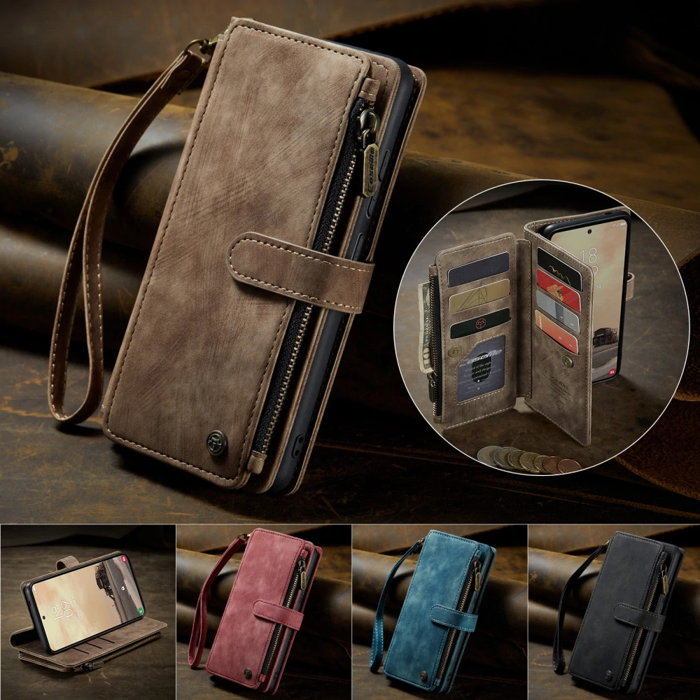 Puzdro na Samsung Galaxy S26 Ultra CASEME Deluxe hnedé