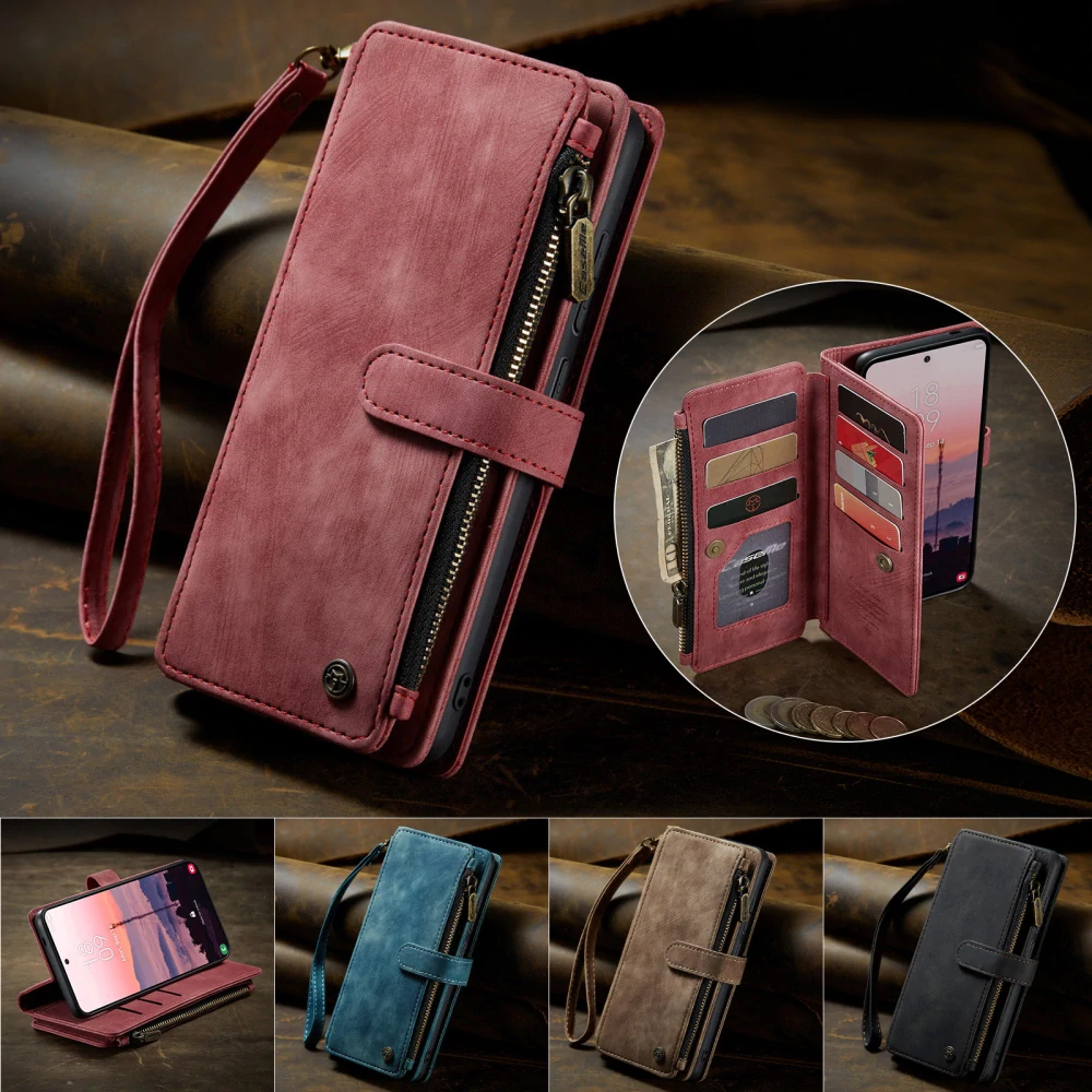 Puzdro na Samsung Galaxy S26 Ultra CASEME Deluxe červené