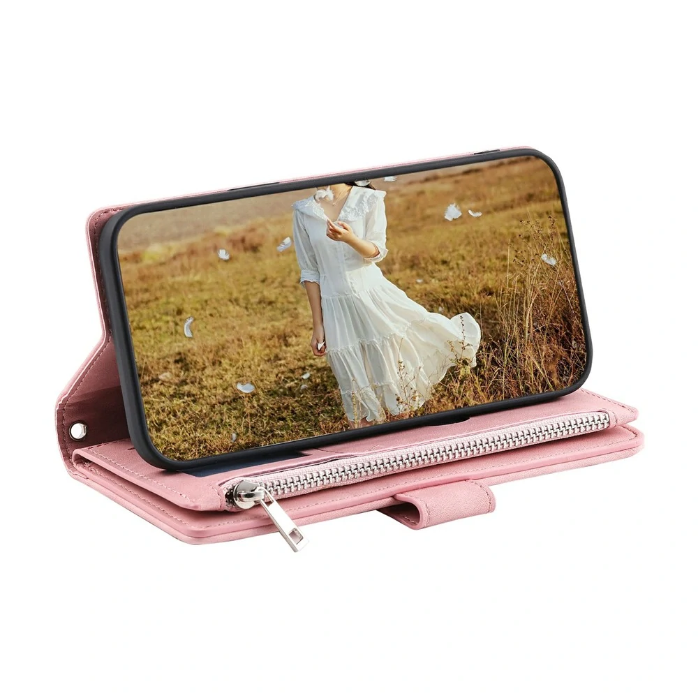Puzdro na Samsung Galaxy S26 Ultra Luxury Double Layer ružové