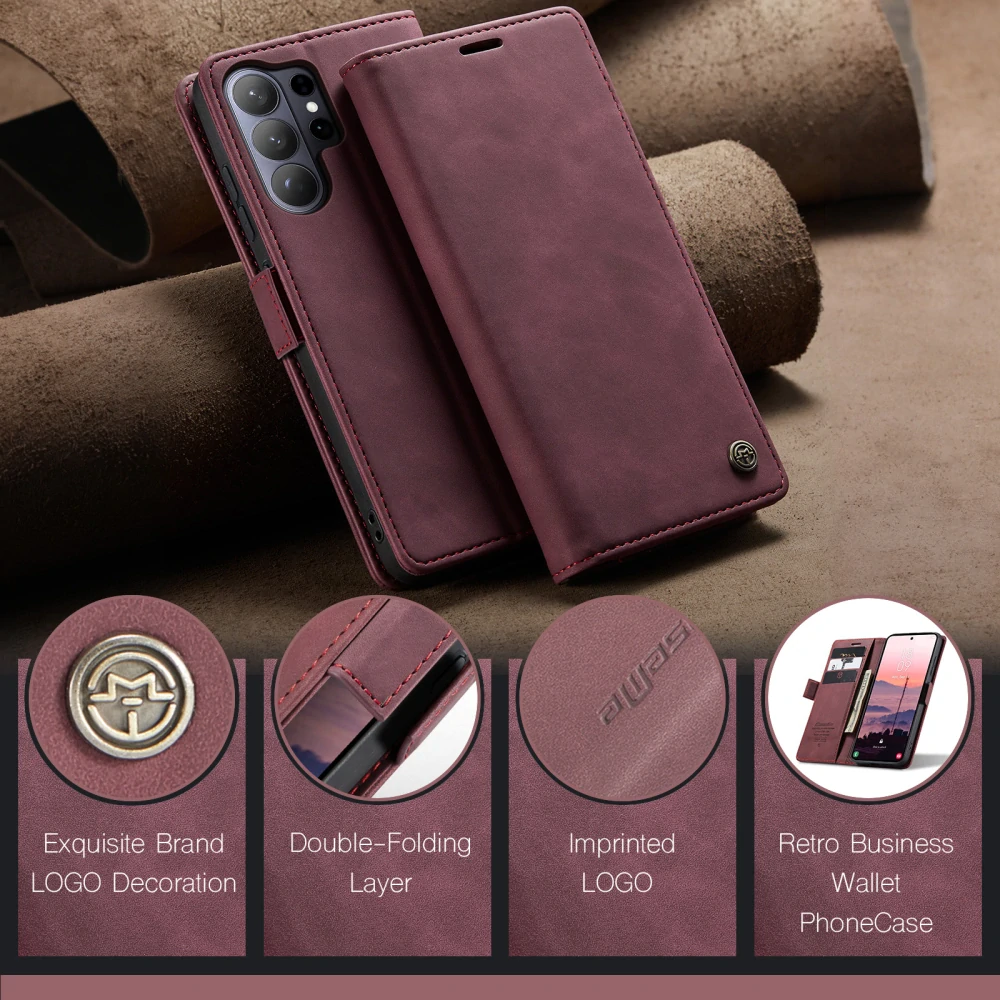 Puzdro na Samsung Galaxy S26 Ultra CASEME červené