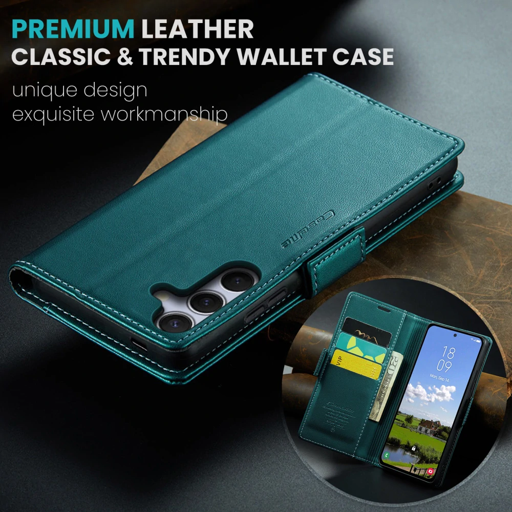 Puzdro na Samsung Galaxy S25 FE CASEME smooth zelené