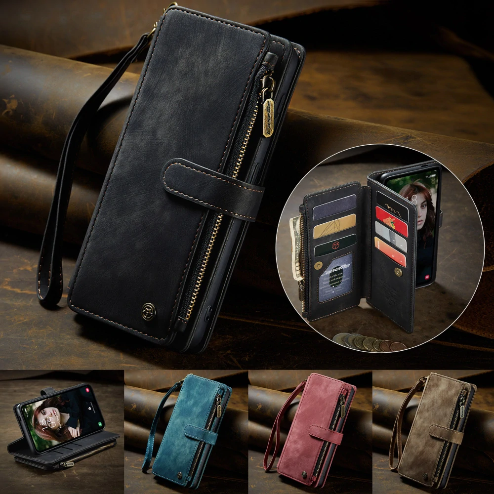 Puzdro na Samsung Galaxy S25 FE CASEME Deluxe čierne