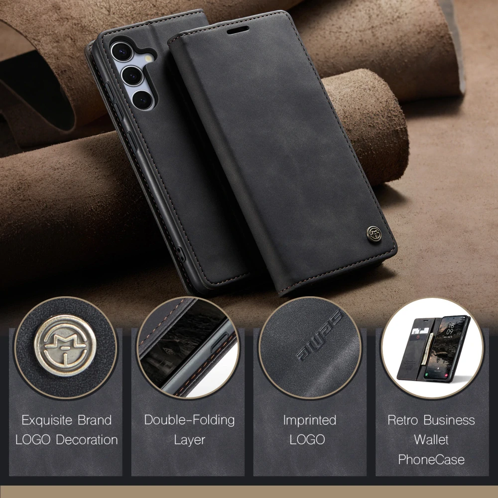 Puzdro na Samsung Galaxy S25 FE CASEME čierne