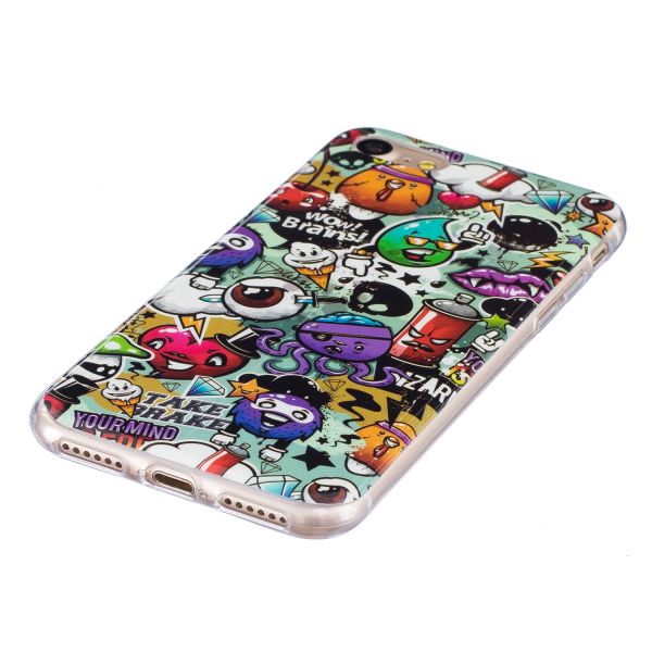 Kryt na iPhone 7 / 8 / SE ( 2020 / 2022 ) svietiaci Graffiti Urban Art
