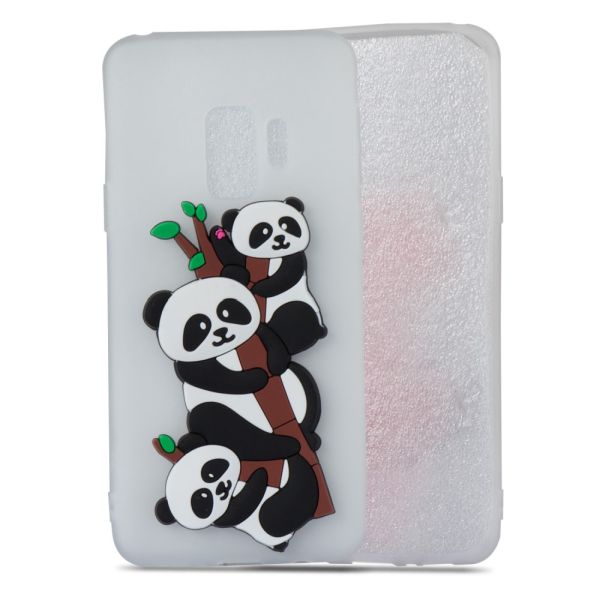 Kryt na Samsung Galaxy S9 3D Pandy biely