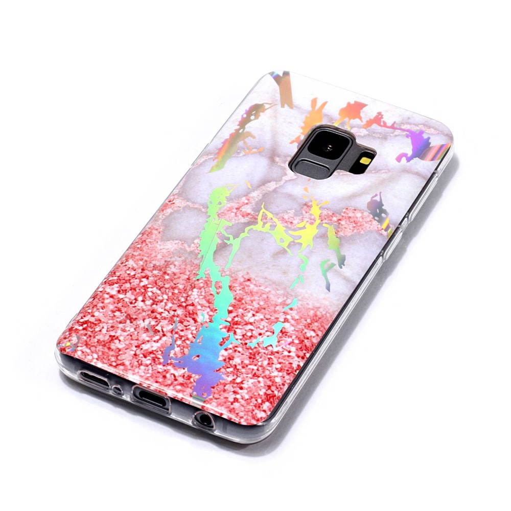 Kryt na Samsung Galaxy S9 Mramor strieborný