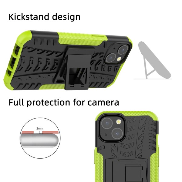 Kryt na iPhone 13 odolný Tire čierny