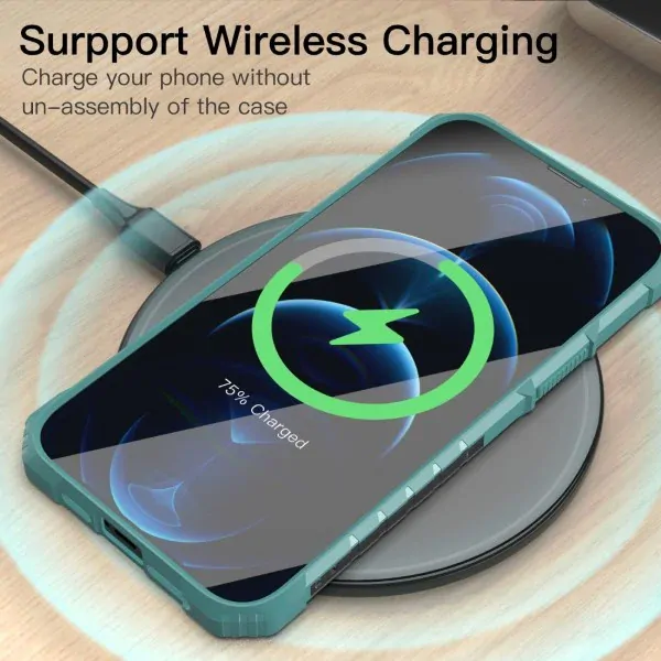 Kryt na iPhone 13 Pro odolný Protective zelený