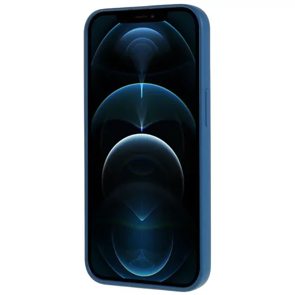 Kryt na iPhone 12 Pro Max gumový modry