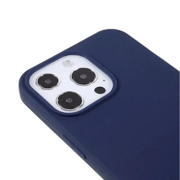 Kryt na iPhone 13 Pro Max gumový tmavo modry