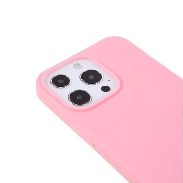 Kryt na iPhone 13 Pro Max gumový ružový
