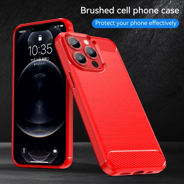 Kryt na iPhone 13 Pro Max Carbon červený
