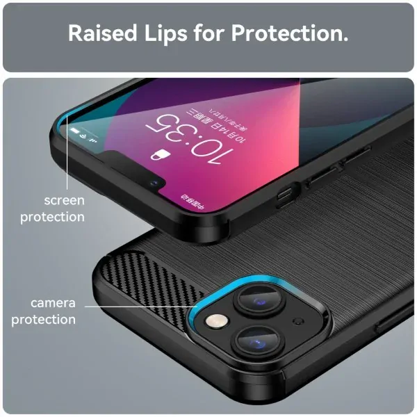 Kryt na iPhone 14 Plus Carbon černý