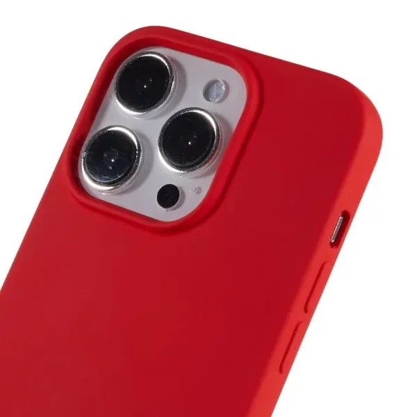 Kryt na iPhone 14 Pro Max gumový červený