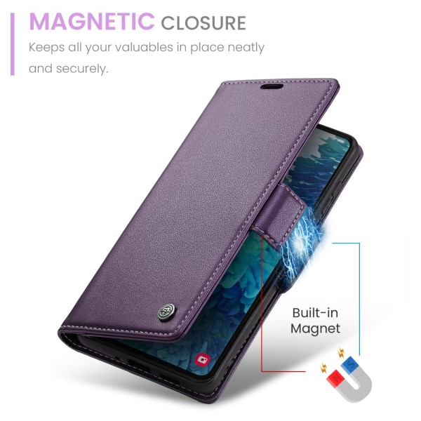 Pouzdro na Samsung Galaxy S20 FE CASEME smooth fialové