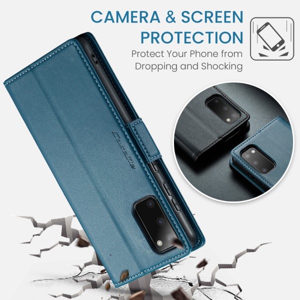 Puzdro na Samsung Galaxy S20 CASEME smooth modré