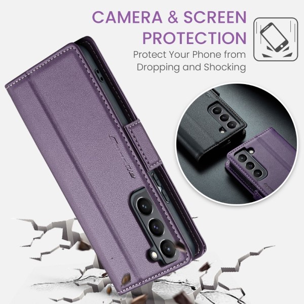 Puzdro na Samsung Galaxy S21 CASEME smooth fialové