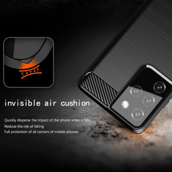 Kryt na Samsung Galaxy S21 Ultra Carbon čierny