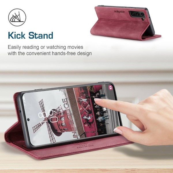 Puzdro na Samsung Galaxy S21 FE AUTSPACE červené